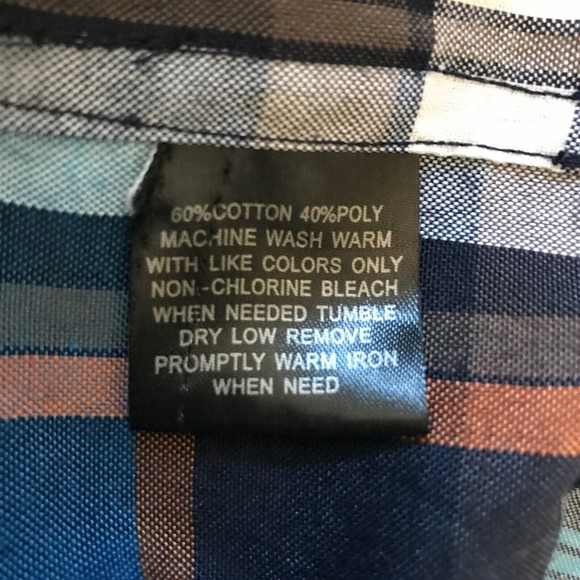 Red Ape Mens Shirt 5XL Multicolor Plaid Short Sleeve NWOT - Picture 12 of 12